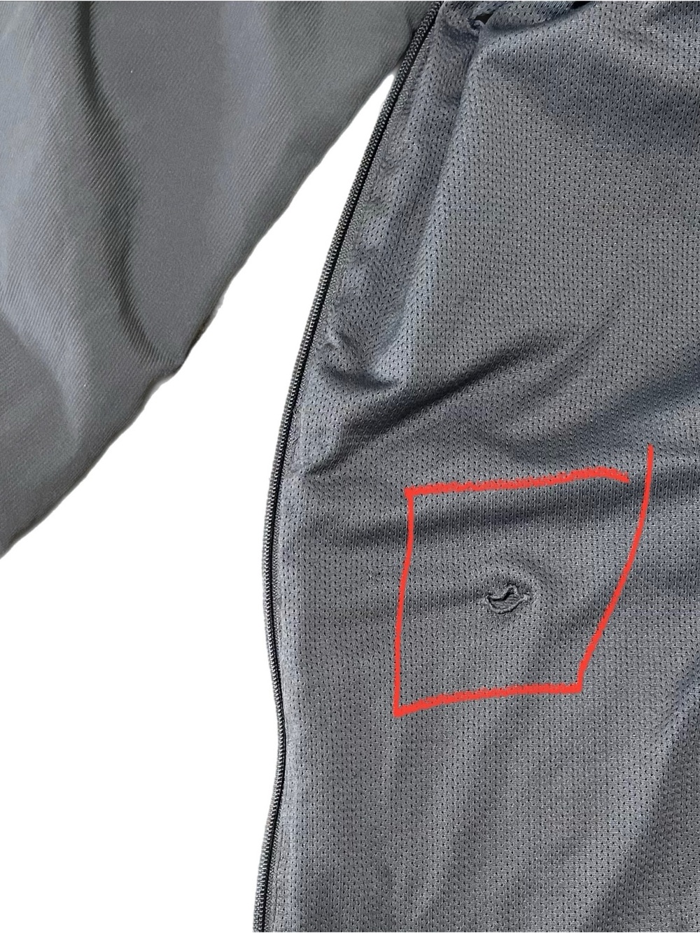 🪨 Adidas Hooded Windbreaker Jacket in Charcoal Gray | Men’s Sz XS - Picture 12 of 14